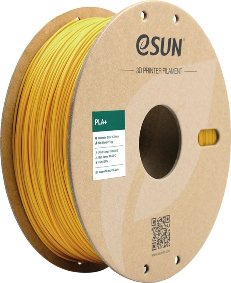 eSUN PLA+ Sarı Filament 1,75mm 1kg - bisiparisver