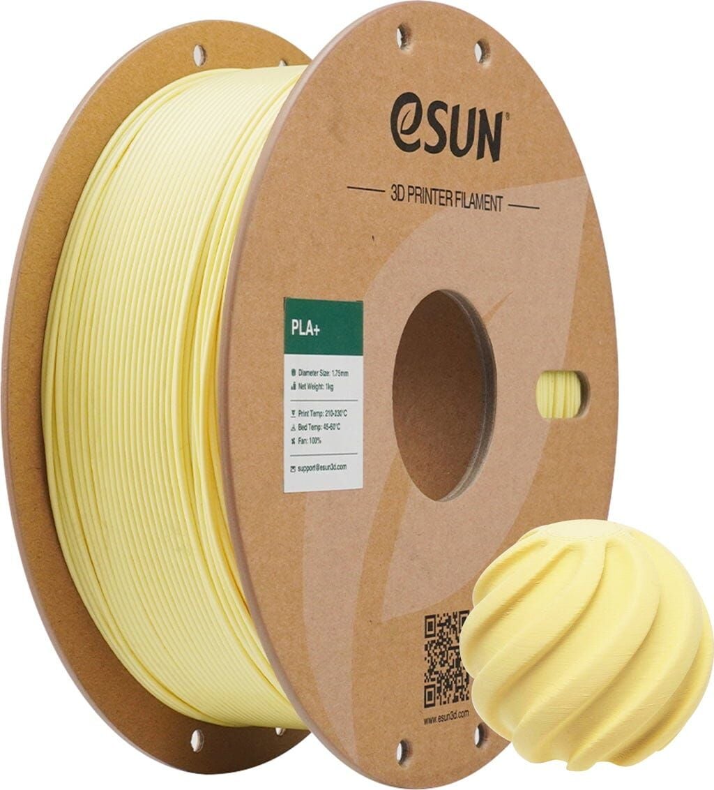 eSUN PLA+ Badem Sarısı Filament 1,75mm 1kg - bisiparisver