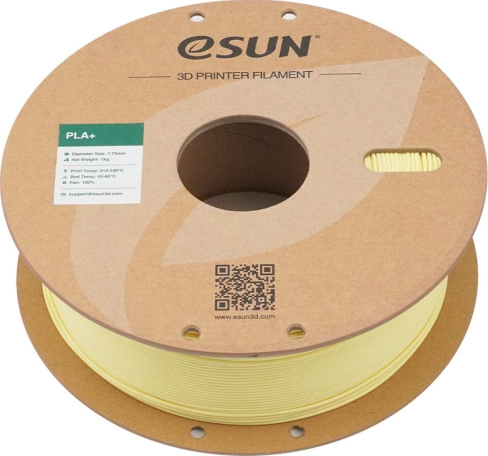 eSUN PLA+ Badem Sarısı Filament 1,75mm 1kg - bisiparisver