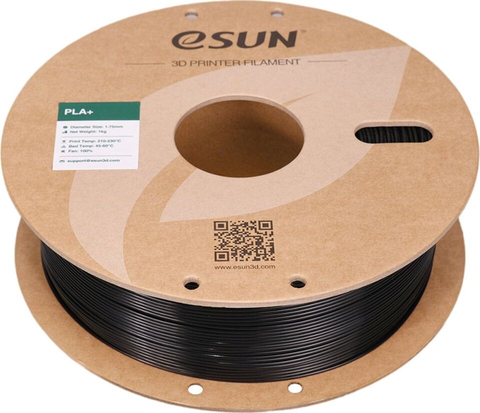 eSUN PLA+ Siyah Filament 1,75mm 1kg - bisiparisver