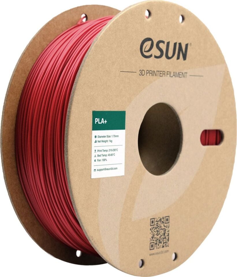 eSUN PLA+ Ateş Kırmızısı Filament 1,75mm 1kg - bisiparisver