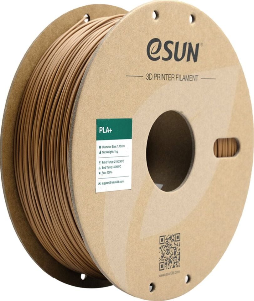 eSUN PLA+ Açık Kahverengi Filament 1,75mm 1kg - bisiparisver