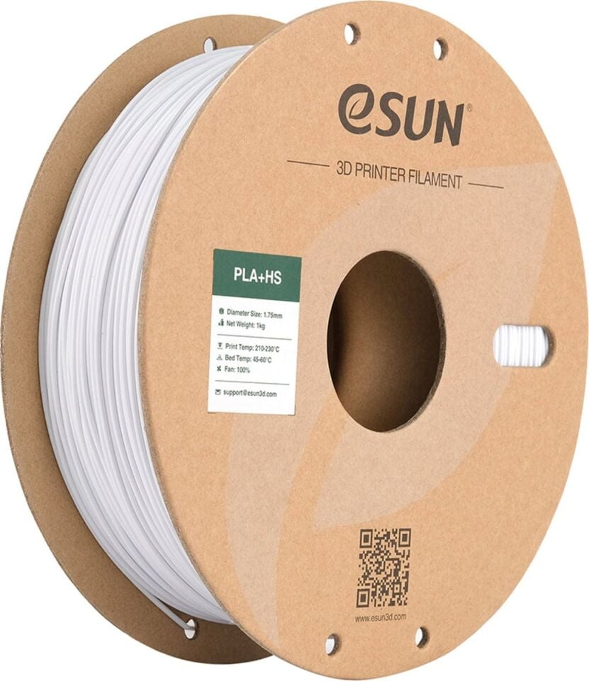 eSUN PLA+HS Soğuk Beyaz Filament 1,75mm 1kg - bisiparisver