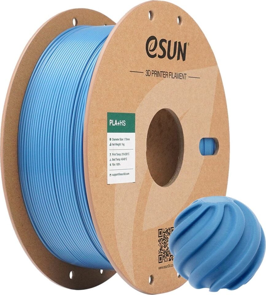 eSUN PLA+HS Pus (Haze) Mavisi Filament 1,75mm 1kg - bisiparisver