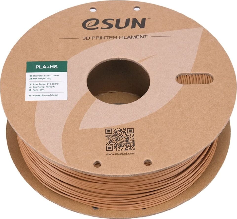 eSUN PLA+HS Açık Kahverengi Filament 1,75mm 1kg - bisiparisver
