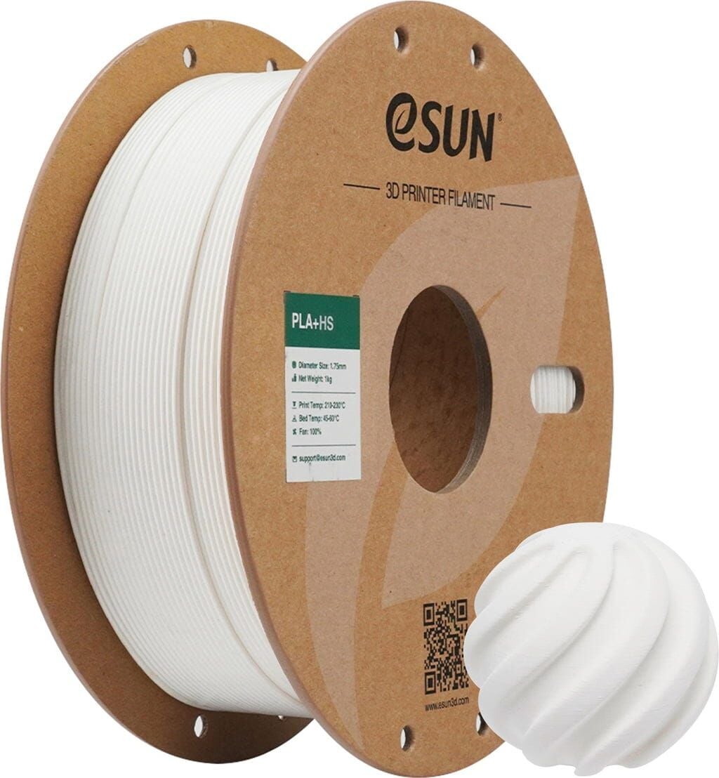 eSUN PLA+HS Süt Beyazı Filament 1,75mm 1kg - bisiparisver