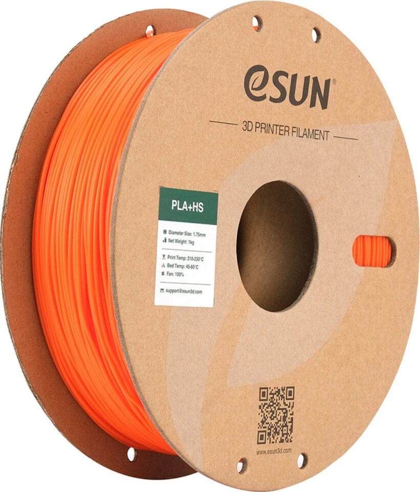 eSUN PLA+HS Turuncu Filament 1,75mm 1kg - bisiparisver