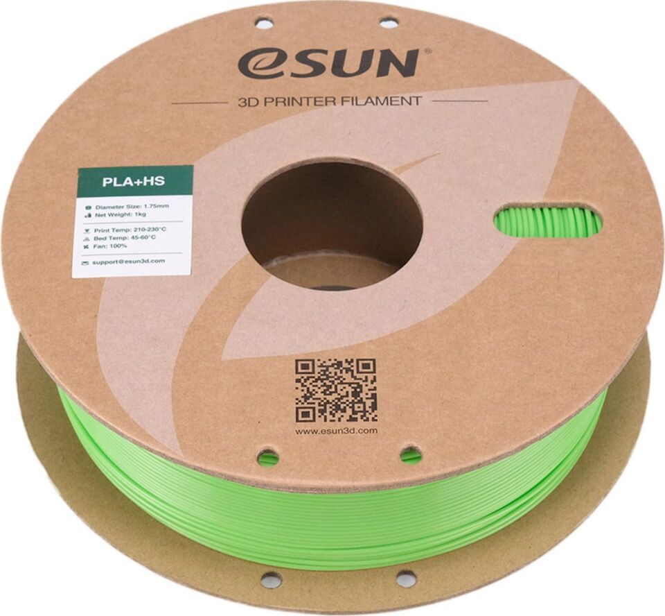 eSUN PLA+HS Zirve Yeşili Filament 1,75mm 1kg - bisiparisver