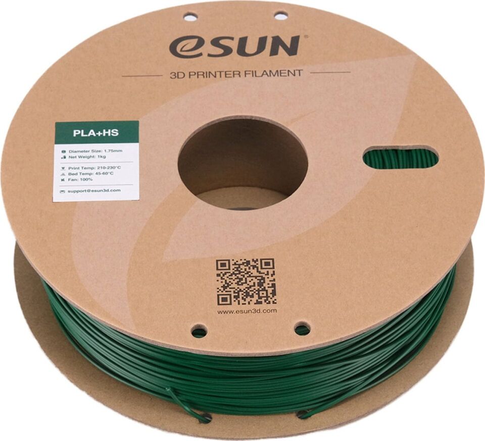 eSUN PLA+HS Çam Yeşili Filament 1,75mm 1kg - bisiparisver