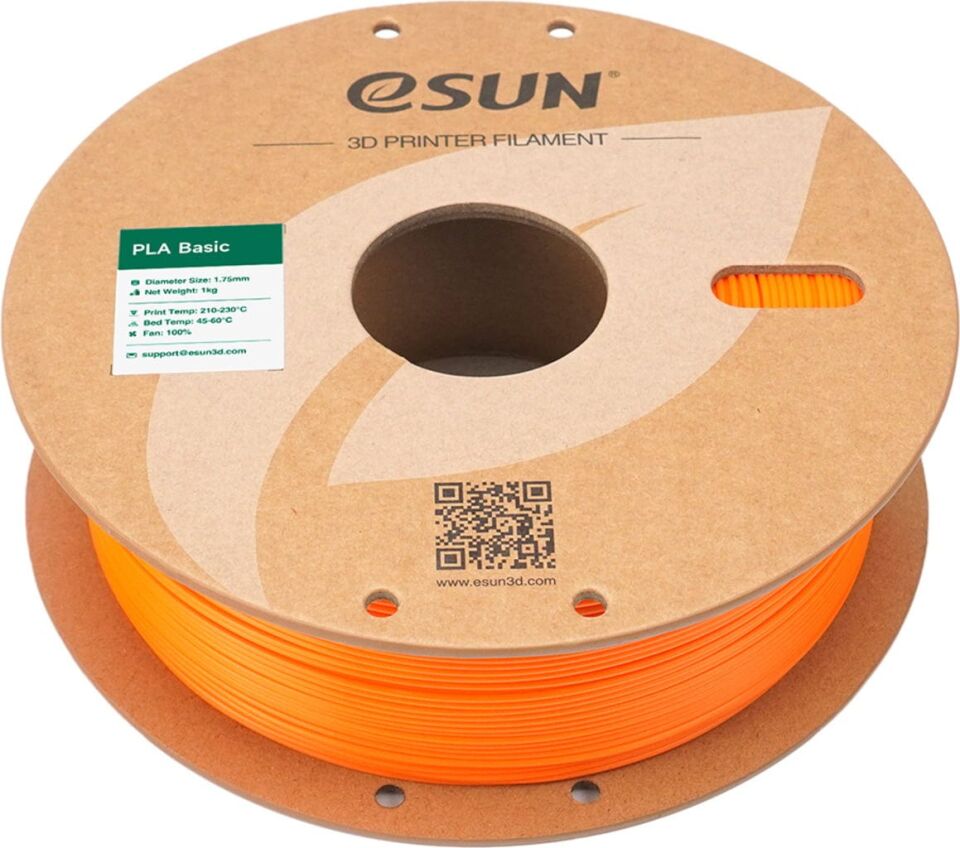 eSUN PLA Basic Turuncu Filament 1,75mm 1kg - bisiparisver
