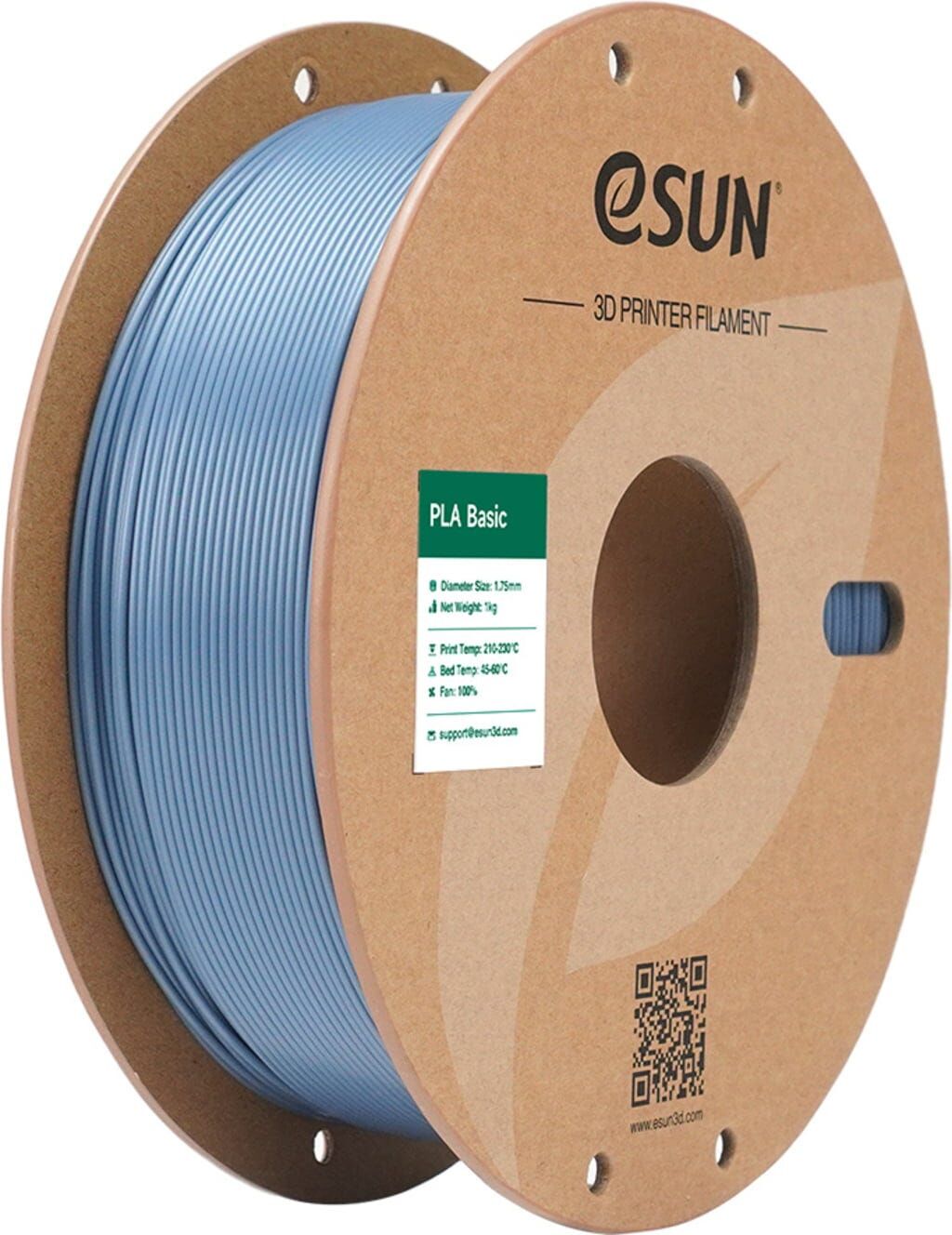 eSUN PLA Basic Açık Gri Filament 1,75mm 1kg - bisiparisver