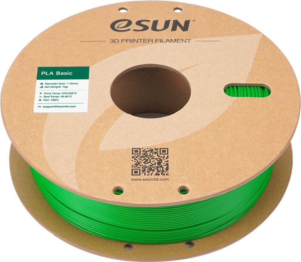 eSUN PLA Basic Yeşil Filament 1,75mm 1kg - bisiparisver