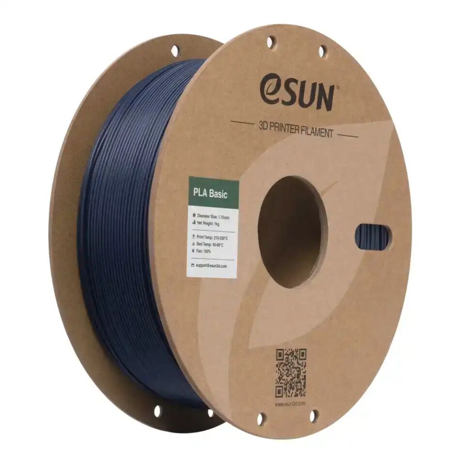 eSUN PLA Basic Koyu Mavi Filament 1,75mm 1kg - bisiparisver