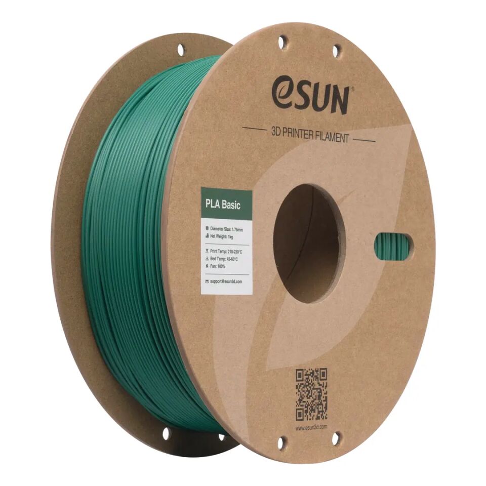 eSUN PLA Basic Holly Yeşil Filament 1,75mm 1kg - bisiparisver
