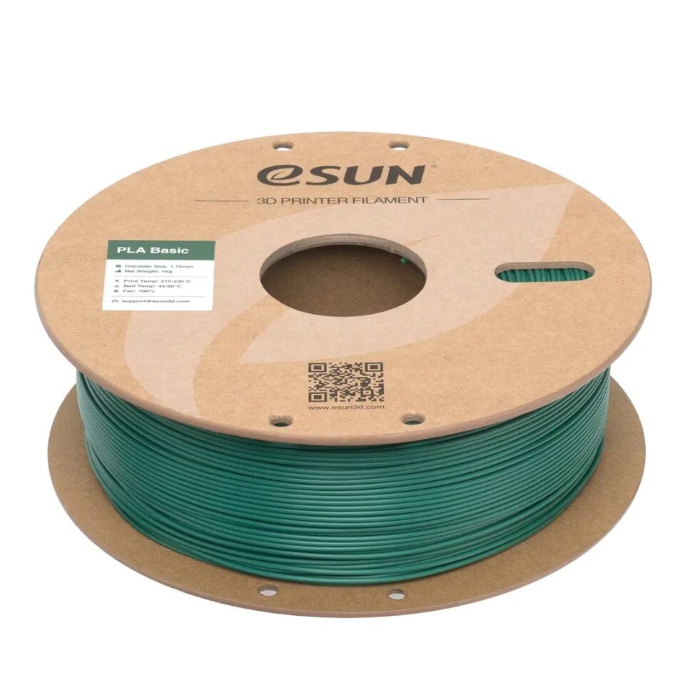 eSUN PLA Basic Holly Yeşil Filament 1,75mm 1kg - bisiparisver