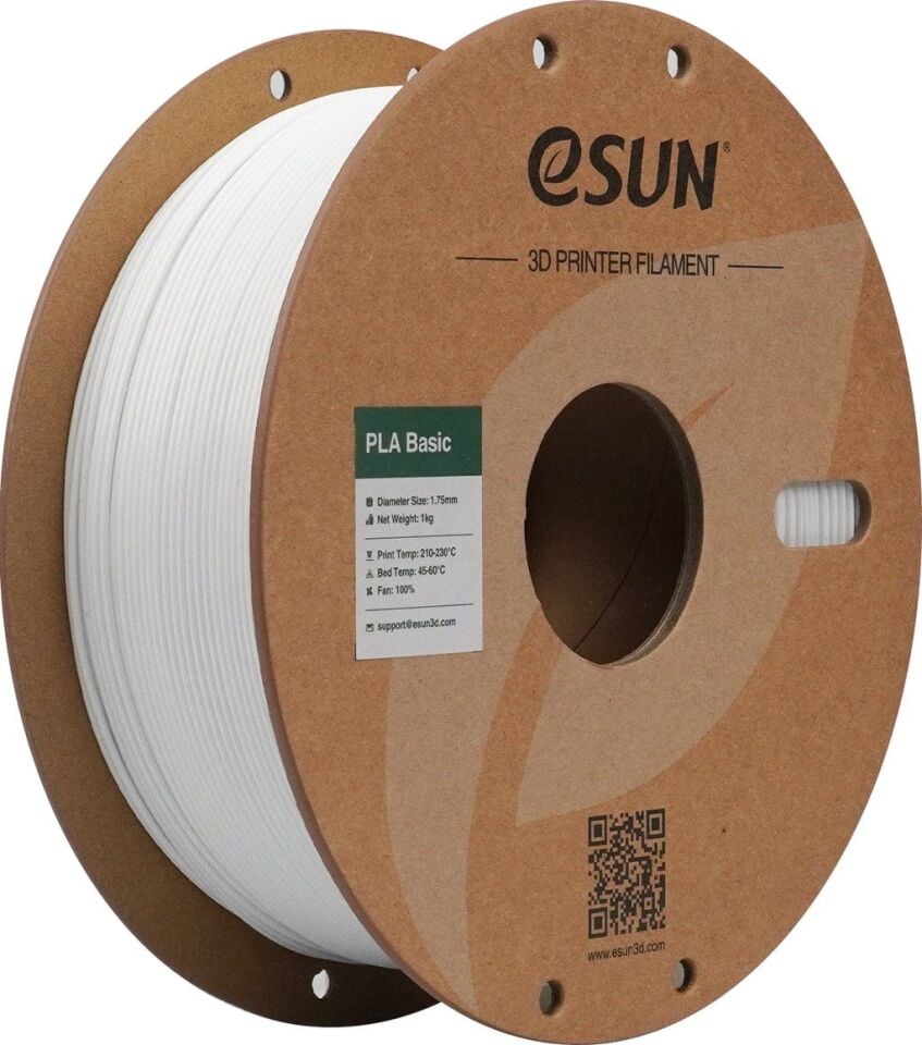eSUN PLA Basic Beyaz Filament 1,75mm 1kg - bisiparisver