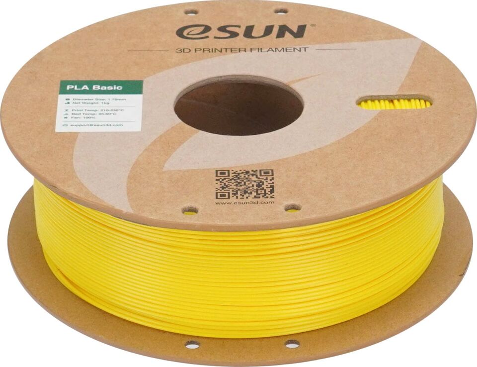 eSUN PLA Basic Sarı Filament 1,75mm 1kg - bisiparisver